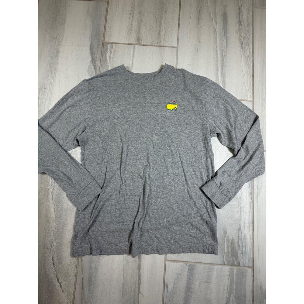 Masters Tournament Augusta National Golf Club Gray Long Sleeve Shirt Medium